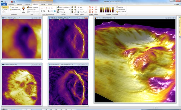 SPIP image analysis software