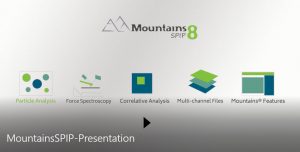 MountainsSPIP presentation video showing some highlights on SPM image processing and Force Curve Analysis